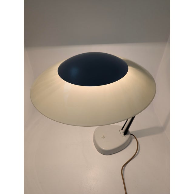 Metal Large Mid-Century Modern Space Age Table Lamp by LBL, 1968 For Sale - Image 7 of 13
