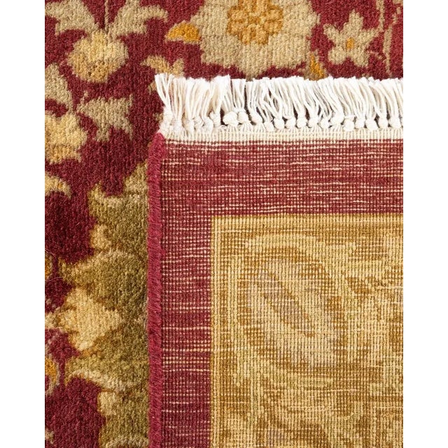 2000 - 2009 Mogul, One-of-a-Kind Hand-Knotted Area Rug in Purple, 8' 10" x 11' 10" For Sale - Image 5 of 8