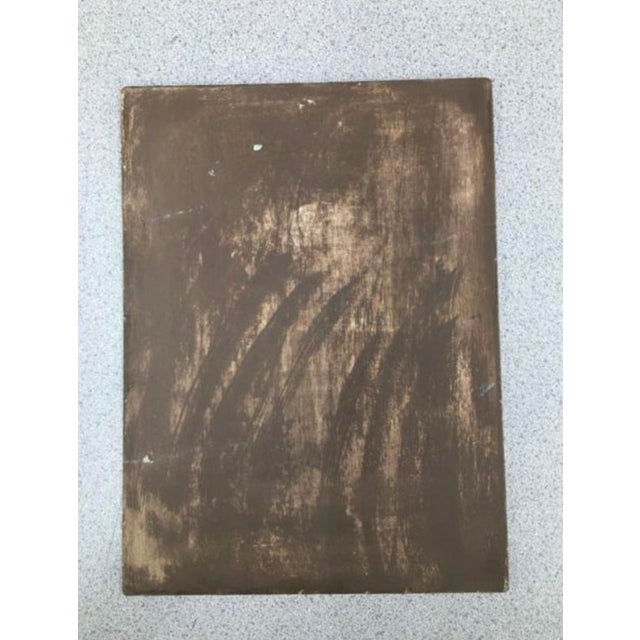 Multicolor Abstract Cubist Oil Painting With Monogram Signature Mj For Sale - Image 9 of 14