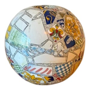Antoni Gaudí Style Mosaic Globe Vase Crate & Barrel