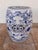 Chinese Vintage Terracotta Blue and White Chinese Garden Stool For Sale - Image 3 of 9