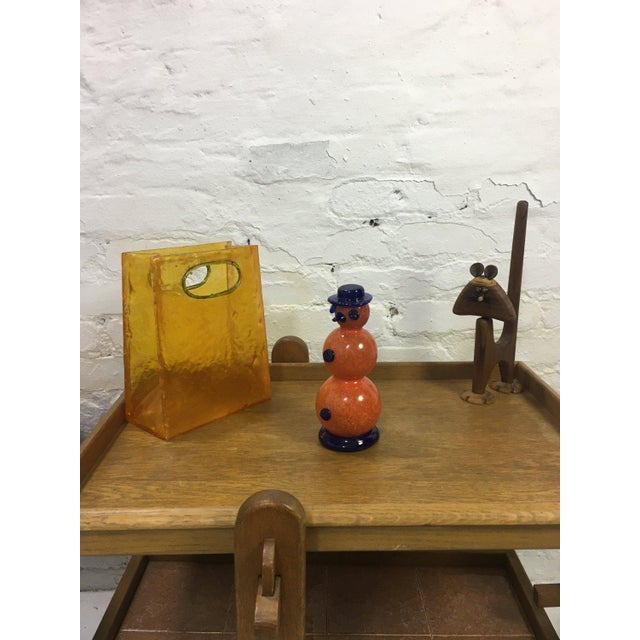 Bohemian Glass Snowman Figure, 1970s For Sale - Image 14 of 16