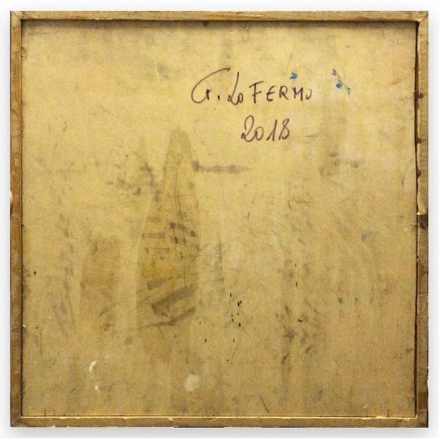 Contemporary Abstract Expression - Oil Painting 2018 by Giorgio Lo Fermo 2018 For Sale - Image 3 of 4