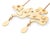 Vintage Diamond 14k Yellow Gold Double Dragon Pendant Necklace For Sale - Image 4 of 6