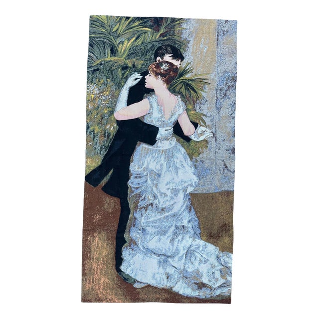 French Aubusson Style Jacquard Tapestry after A. Renoir, 2000s For Sale