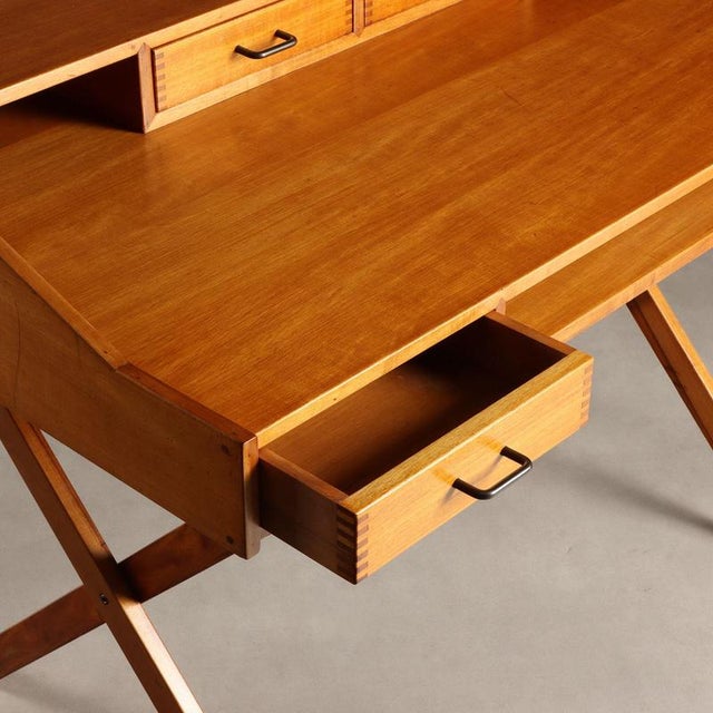Gio Ponti Vintage Writing Desk by Cantieri Carugati For Sale - Image 4 of 12