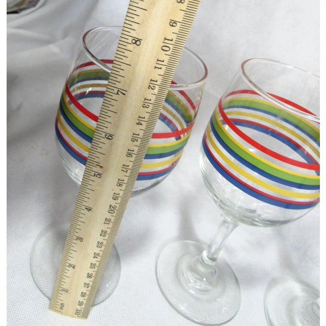 Mid 20th Century Libbey Mambo Fiesta Glasses Set of 6 For Sale In New Orleans - Image 6 of 10