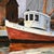 1960s Mid Century California Harbor View/Boats Oil Painting. Signed For Sale - Image 5 of 6