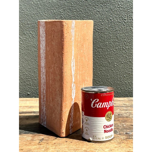 Vintage Original Studio Pottery Drip Glaze Vase For Sale In West Palm - Image 6 of 11