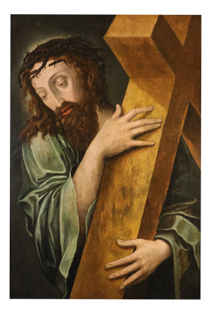 Workshop of Michael Coxie, Christ Carrying the Cross, 1600, Oil on Board