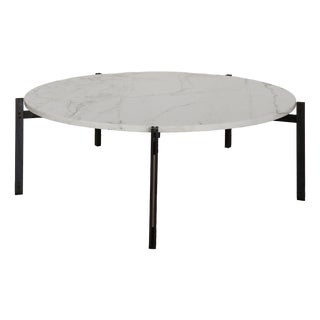 Large Centerpiece Table with Marble Top from Knoll, 1960s For Sale