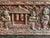 Antique Hand Carved & Painted Thai Wood Relief With Gilded Accents For Sale - Image 4 of 5