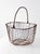 Antique Handmade Wire Gathering Basket For Sale - Image 9 of 13