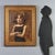 Oil on canvas. Signed in the center (along the neckline of the girl's dress). from the Campari company collection. A...
