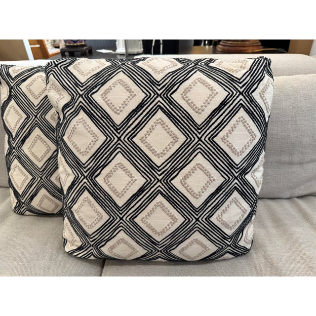 Walter G Swazi Throw Pillows, Pair For Sale - Image 4 of 12
