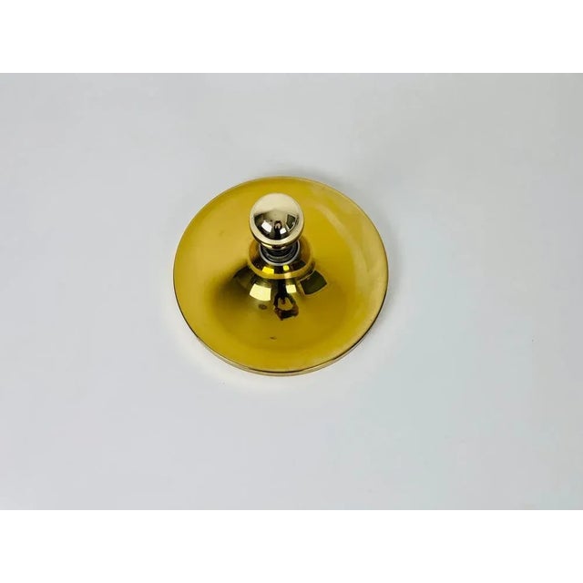 1960s Brass Disc Shape Wall Lamp attributed to Cosack, 1960s For Sale - Image 5 of 10