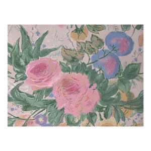 Vintage Schumacher Wallpaper Hand-Printed Wallpaper Pot Pourri Sample Only