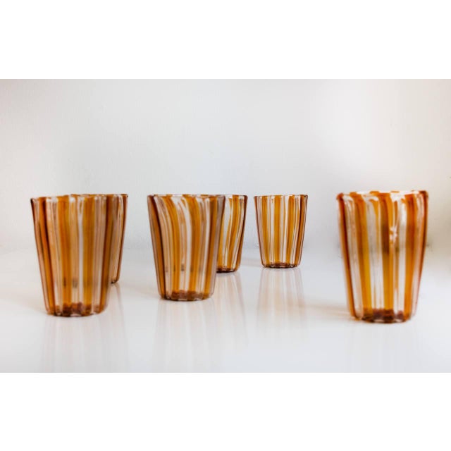 Italian Murano Cocktail Glasses in the style of Gio Ponti, 2004, Set of 6 For Sale - Image 16 of 18