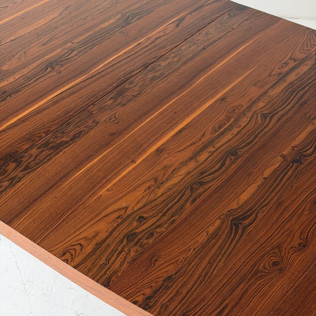 1960s Monumental Brazilian Rosewood Dining Table For Sale In Chicago - Image 6 of 12
