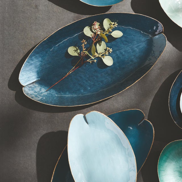 Metal Camden Decorative Trays, Set Of 3 For Sale - Image 7 of 7