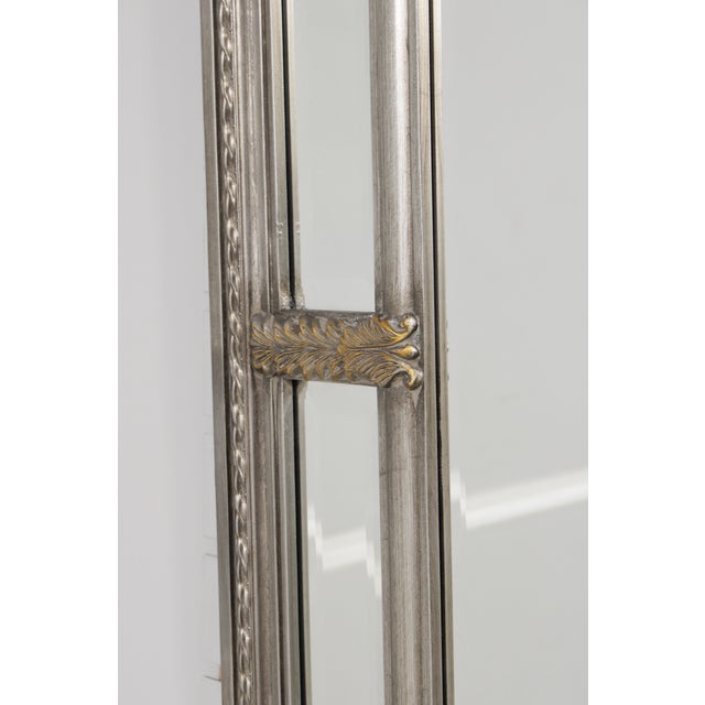 Basset Rectangular Silver Multi Panel Mirror For Sale - Image 11 of 14