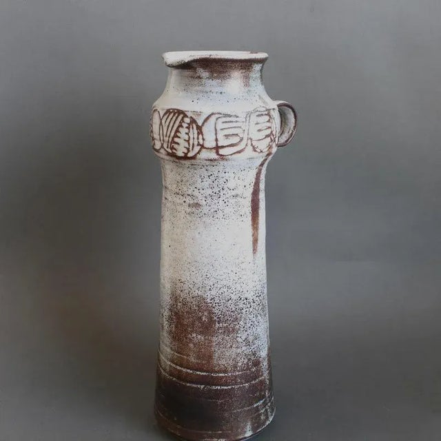 Large Vintage French Decorative Vase by Michel and Nicole Anasse, 1960s For Sale - Image 6 of 18