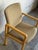 Beechwood Upholstered Armchair Mid-Century Modern Vintage For Sale - Image 11 of 12