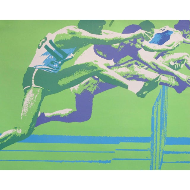 Date: 1972 Size: 23.3 x 33.5 inches Original Poster from the 1972 Munich Olympics. This is a vintage poster and not a...