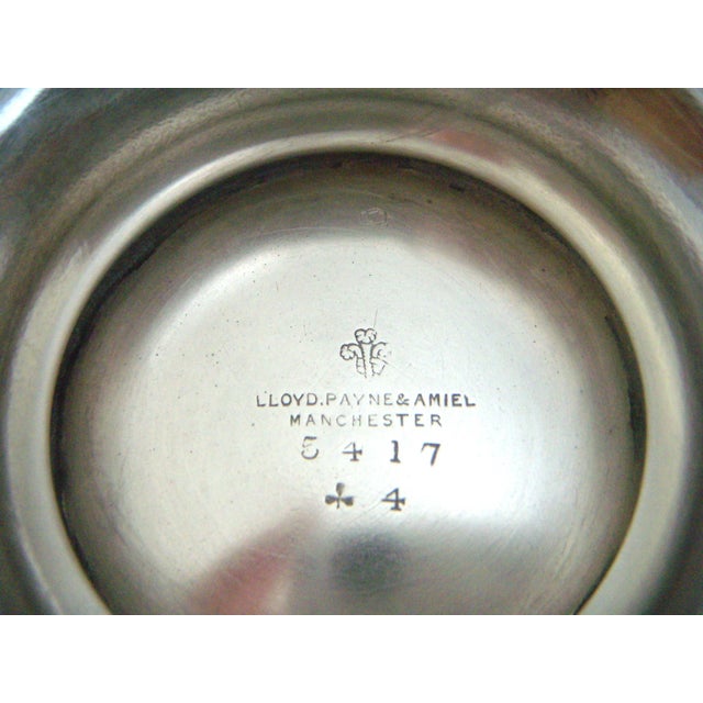 Antique English Lloyd, Payne & Ariel Reticulated Silver Cake Stand or Basket For Sale In Tampa - Image 6 of 6