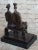 Mid 20th Century King and Queen by Henry Moore Abstract Surreal Man & Woman on Bench Statue Sculpture 12" x 9" For Sale In New York - Image 6 of 10