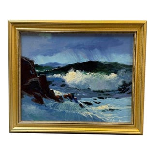 E. John Robinson Original Painting, Framed For Sale