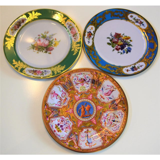 Enamaled Tin English Plates - Set of 6 For Sale - Image 10 of 13