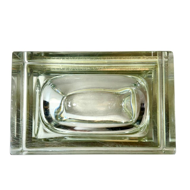 Transparent Mid 20th Century Murano Glass Box by Alessandro Mandruzzato For Sale - Image 8 of 8