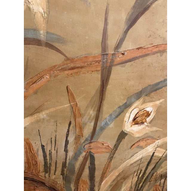 Large Mid Century Lee Reynolds for Vanguard Studios Oil on Canvas Painting 60"x48" - The Butterfly, Signed and With Original Hangtag For Sale - Image 11 of 12