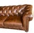 Vintage Chesterfield Tufted Leather Sofa, Fully Restored With Brass Nail Head Trim For Sale - Image 10 of 11