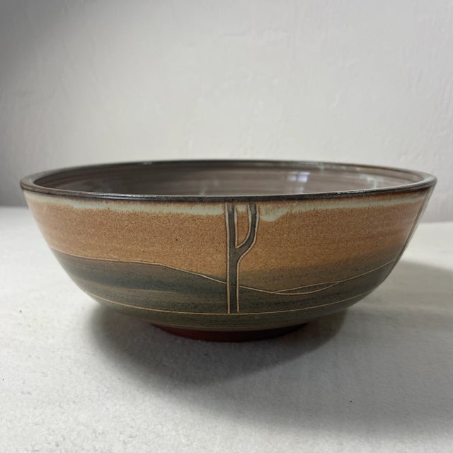 Vintage Art Pottery Bowl by Denah Griffiths For Sale - Image 10 of 12