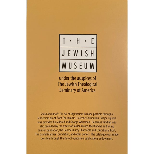 Art Nouveau 2000s Alphonse Mucha Sarah Bernhardt Jewish Museum Exhibition Poster For Sale - Image 3 of 4