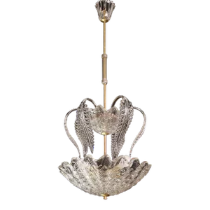 Barovier & Toso "Fountain" Chandelier, Murano Glass, 1940