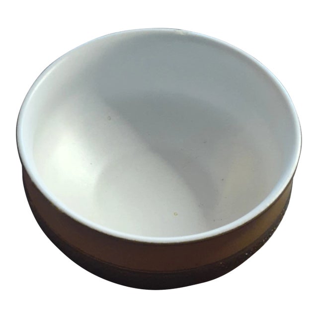 1980s Denby Ceramic Sgraffito Glaze Bowl Made in England For Sale