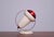 Original Philips Infraphil 7529 infrared heat lamp with its distinctive red aluminium handle and adjustable cream white...
