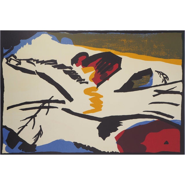 Wassily Kandinsky (1866-1944) The Blue Rider Color lithograph poster On poster paper, 50 x 72 cm (approx. 20 x 28 inches)...