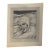 Original Signed Graphite Illustration of Smiling Female Swimmer in Bathing Cap, 10½ × 8½ In. For Sale