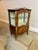 1900 - 1909 Antique French Walnut and Kingwood Display Cabinet, 1900 For Sale - Image 5 of 7