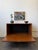 1960s Vintage Danish Teak Drop Door Cabinet For Sale - Image 5 of 9
