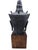 Black Vintage Southeast Asian Bronze Buddha Head For Sale - Image 8 of 8