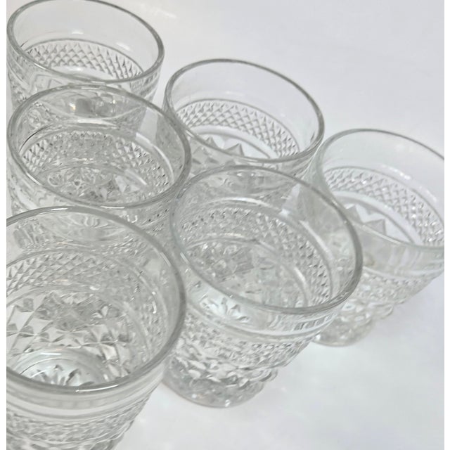 Farmhouse Hollywood Regency Double Old Fashioned Glasses Set of Six For Sale - Image 3 of 9