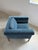 Wood Rare Charles McMurray Architect-Designed Geometric Form Lounge Chair in Mohair For Sale - Image 7 of 12