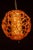 Mid-Century Modern Mid 20th Century Mid-Century Spaghetti Swag Pendant Fixture in Orange For Sale - Image 3 of 7