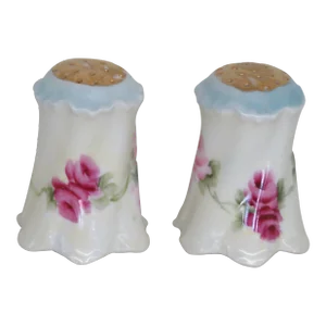 Rosenthal Rc Versailles Bavaria Flowers Salt and Pepper Shakers a Pair