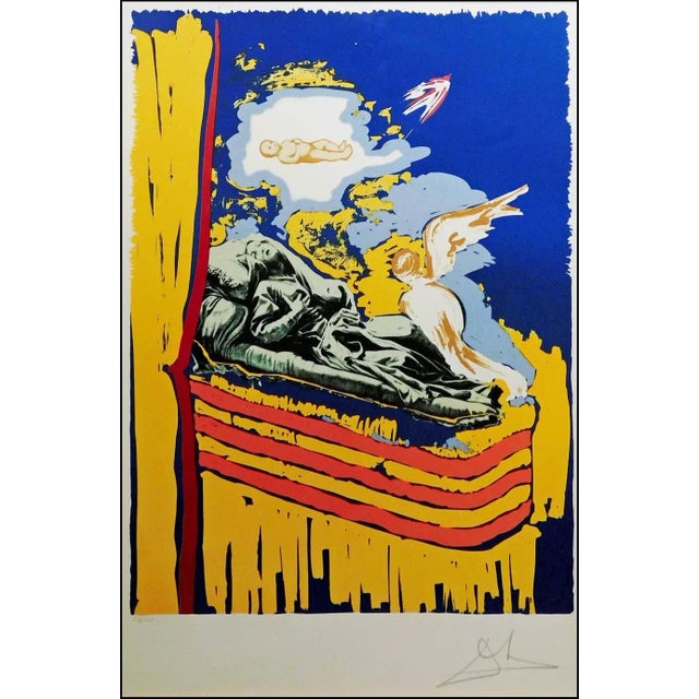 "The Immaculate Conception" by Salvador Dali Also Known As "Tarot Nine of Swords" Original Limited Edition Cooperative...